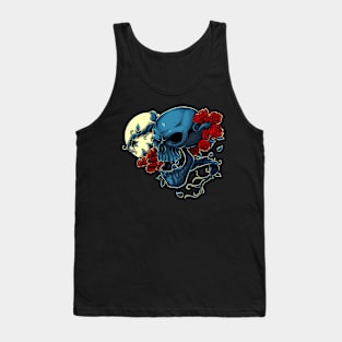 Rose and Skull Tank Top